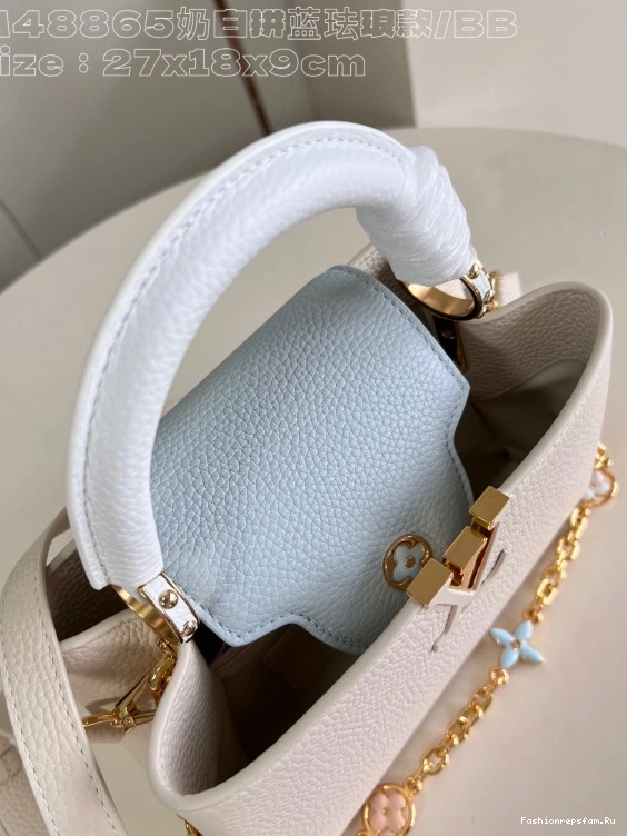 FS CHEAP CAPUCINES LOUIS BB-27*18*9CM VUITTON 0714